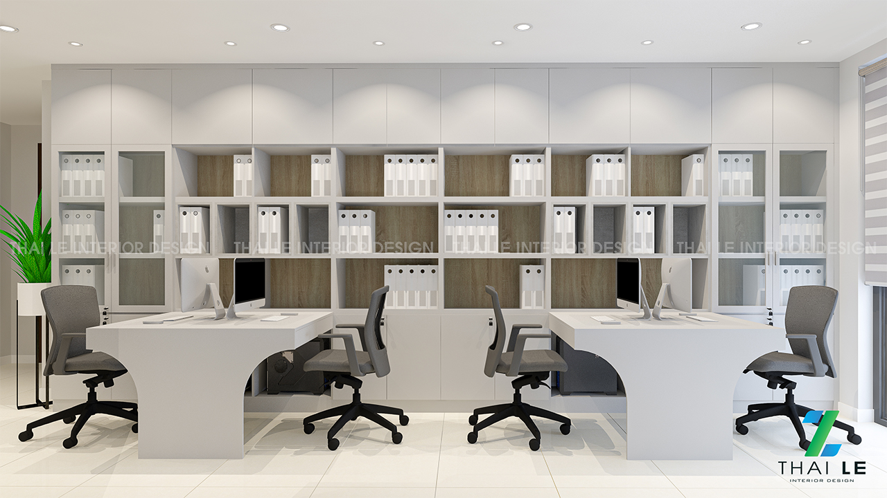 Thiết kế nội thất văn phòng Central Premium Q8 - B1120 - 49m2